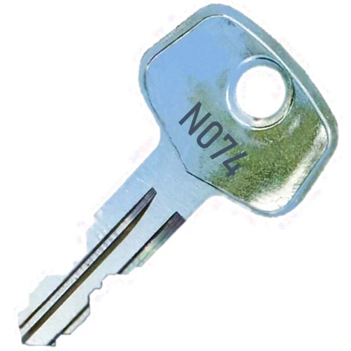 KeyFor Thule N074 Replacement Key - Roof Racks, Rails, Cargo Box, Carriers, Crossbars, Haulers, Bags (Codes N001-N250 or N001R-N250R) Better Than OEM!