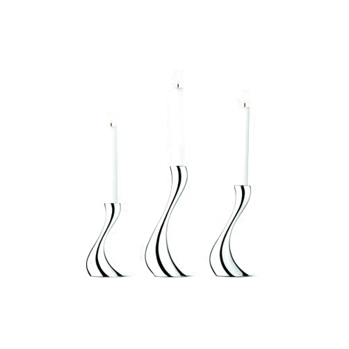 Georg Jensen Cobra Candle Holder Set, Small, Medium and Large Size