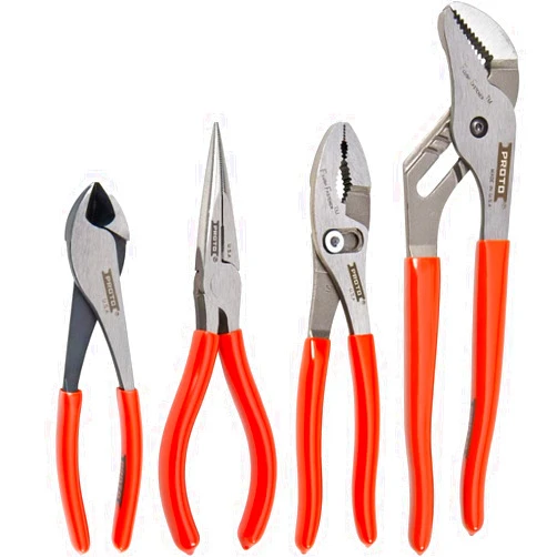 Stanley Proto J200XLS Xl Series Cutting Pliers Set, 4-Piece
