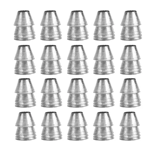 Walfront 20pcs Hammer Handle Wedge Kit Safety Round Handle Wedges Steel Hammer Handle Splitting Wedge Set for Axe Claw Hammer Sledge (Diameter 8mm / 0.31in)