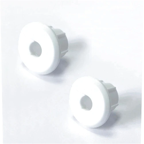 Bywen Furniture Wall Hole Bushing Cable Grommet for Starlink Ethernet Cable,Covering 3/4 inch Desk Holes,Universal Cable Management Wire Organizer Pass Through Holes Cover Kits,2 Pack (White)