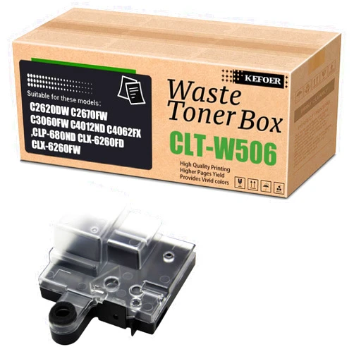 KEFOER Compatible CLT-W506 Waste Toner Box Replacement for Samsung ProXpress C2620DW C2670FW C3060FW C4012ND C4062FX Printer (1Pack)