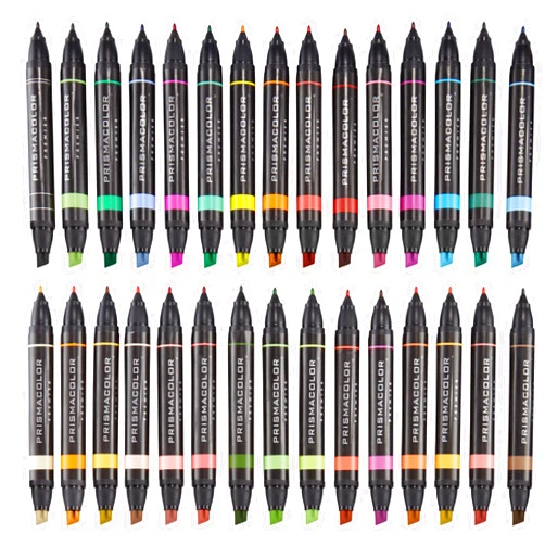Prismacolor 3746 Premier Double-Ended Art Markers, Fine and Chisel Tip, 156 Pack