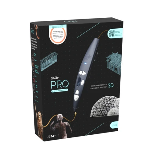 3Doodler PRO(2025) 3D Printing Pen, Design and Prototyping Tool for Creative Professionals, Includes Speciality Plastic Materials, Interchangable Nozzle Set and More