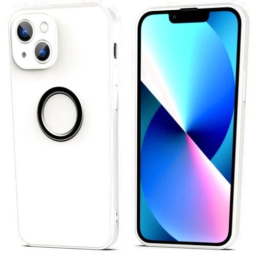 TAGCMC Tamiia Compatible with iPhone 13 case，Liquid Silicone Gel Rubber Shockproof Case Soft Microfiber Cloth Lining,Comprehensive Protection case for Apple iPhone 13 6.1 Inch-Antique White