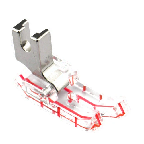 DREAMSTITCH 31461-L Clear View 1/4 inch Quilting Presser Foot for All Low Shank Snap-On Singer,Brother,Babylock,Euro-Pro,Janome,Kenmore,White,Juki,Simplicity,Elna Sewing Machine 602L