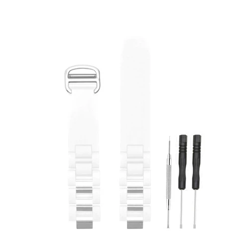 HANYTON Compatible with Cartier Watch 20mm Band, Silicone Rubber Stainless Steel Replacement Strap for Cartier Watch Must 21 Chronoscaph Autoscaph, Black