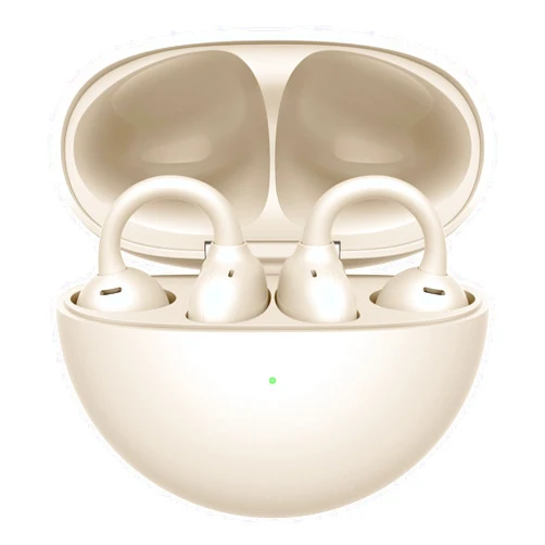 HUAWEI FreeClip, Feather-Light Wearing, Open-Ear Listening, AI Crystal-Clear Call, Long Battery Life, Dual-Device Connections, Beige