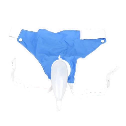 Cryfokt Urine Drainage Bag, 1000ML 2000ML Silicone Urine Collector Urinal Pee Holder Wearable Incontinence Pants Reusable Adjustable Male Urine Collection Bag Leak Proof Leg Pee Catheter Holder for Elder