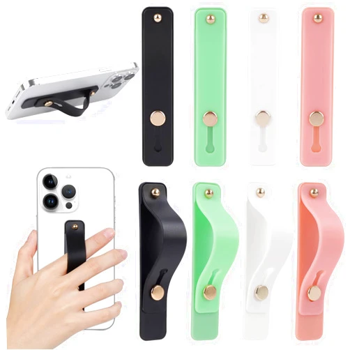 CISID Phone Holder for Hand, 8Pcs Phone Grip with Stand Phone Strap Holder for Hand Cell Phone Finger Strap Cell Phone Hand Holder Compatible for iPhone Samsung and Most Smartphones