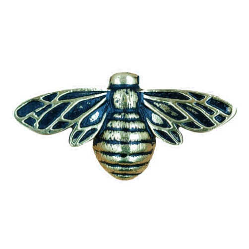 Anatolica Solid Brass Bee Door Knocker,6.3 Inches Wide,3.5 inches Tall (Antique Brass)
