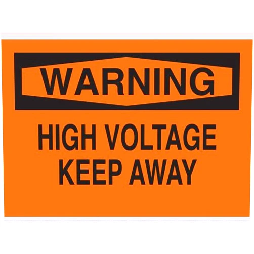 Brady 41128, Electrical Hazard Sign, (Pack of 10 pcs)