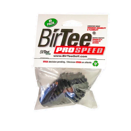 BirTee Golf Tees - PRO Speed Version with Enhanced Durability - 8 Pack. Indoor Golf Tees/Golf Simulator Tees/Winter Plastic Golf Tees