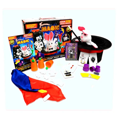 Fantasma Magic Kit Deluxe Top Hat Magic Set – Over 175 Amazing Magic Tricks for Kids Magic Kit & Accessories - Magician Costume Kids Magic Toy