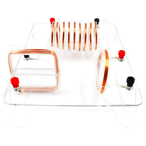 FYYKXWD Solenoid Physics Experiment Kit - Current Magnetic Field Demonstrator, Teaching Instrument for Electromagnetism