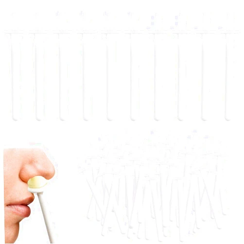 Rolybag 60 Pieces Nose Wax Sticks Plastic Nose Wax Applicators Plastic Wax Rod Wand Nose Waxing Strips Disposable Spatulas For Nostril Cleaning And Nose Hair Removal