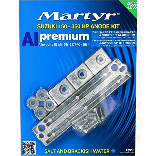 Martyr Anodes CMSZ150350KITA, Suzuki 150-350HP Anodes KIT Al