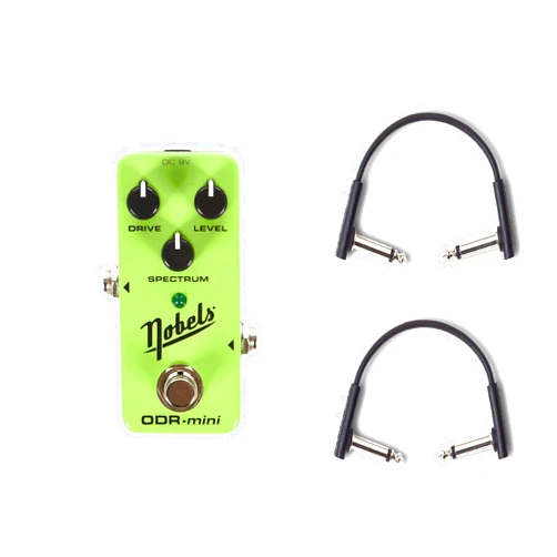 Nobels ODR-Mini Natural Overdrive w/RockBoard Flat Patch Cables Bundle