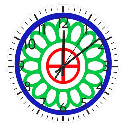 ArogGeld Mahjong Tile PVC Clock One Dot Numeral Clocks Mahjong Player 12 inch Battery Operated Silent Non-Ticking Funny Clock for Living Room Kitchen Home Office School Housewarming Gift