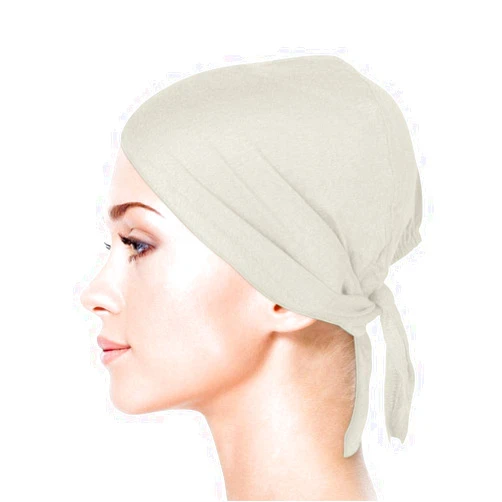 Haute Hijab TheHijabStore.com Jersey Bonnet Caps Under Scarf Head Wraps for Women Turban Hat with Tie-Back Closure