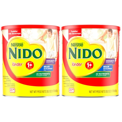 Nido NESTLE NIDO Kinder 1+ Powdered Milk Beverage 1.76 lb. Canister (Pack of 2)