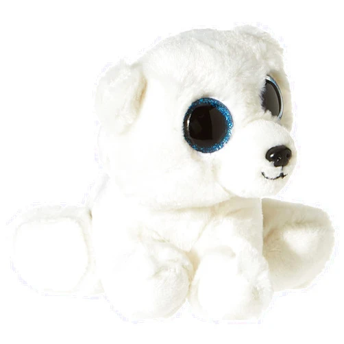 TY UK Ltd Ari Polar Bear Beanie Babies, White, 15 cm