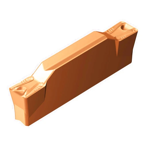 Sandvik Coromant CoroCut 2-Edge Carbide Turning Insert, 123, TM Chipbreaker, GC1125 Grade, Multi-Layer Coating, N123L2-0800-0012-TM, 0.0472
