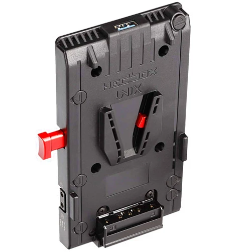 HEDBOX Unix-URSA V Mount Battery Adapter Power Plate, with 3X D-Tap 14.4V/10A and USB 5V/2.1A, Designed for for BMD URSA Cameras (URSA)