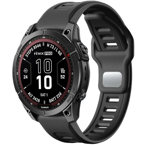 Negatta Sport Band Compatible with Garmin Instinct Watch - Quick Fit 22mm Watchband for Fenix E/8-47mm/7/6/5/Forerunner 965/955/945/935/745/Epix 2/Approach S70/S62/S60/Quatix 7/6/5/MARQ Silicone Strap