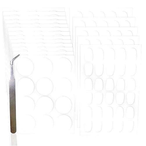 Birllaid Clear Double Sided Adhesive Dots Heavy Duty Transparent Double-Sided Tape Stickers Round &Square Acrylic No Trace Strong Adhesive Sticky Sticker for Craft DIY Art Office Supplier