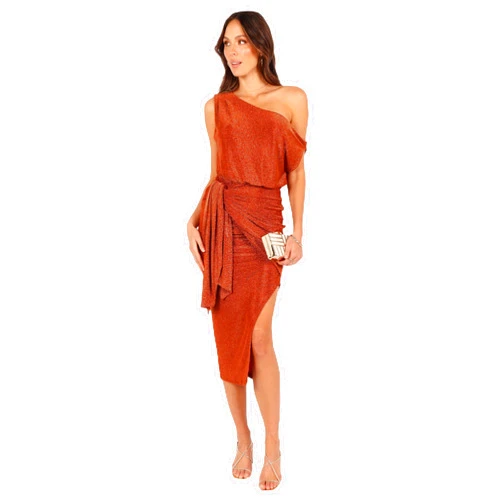 Petal & Pup Women's Santiago Off Shoulder Midi Dress