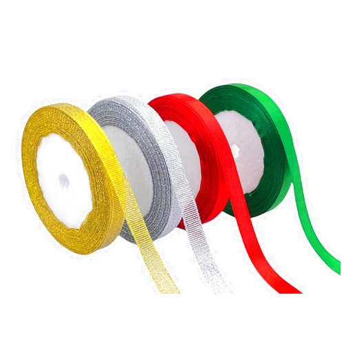 BEAUTOPE 3/8 Inch 100 Yards Christmas Ribbons for Gift Wrapping Crafts