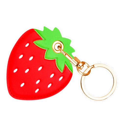 AXFEE Compatible with AirTag Case Keychain, Cartoon Air Tag Keychain Compatible with Apple Airtags Holder, PU Leather Keyring Case, Item Finders Accessories for Pets, Luggage, Wallet, Backpacks