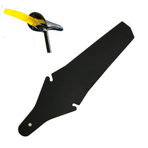 WIROJ Bike Bicycle Mud Guard - Folding Road Mountain Bike Bicycle Cycling Tire Rear Fenders for Bike Accessories (Black)