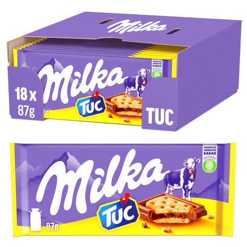 Milka & TUC Crackers - Pack of 3