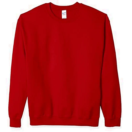 Gildan Fleece Crewneck Sweatshirt, Style G18000 Cardinal, Cardinal Red, 3X-Large