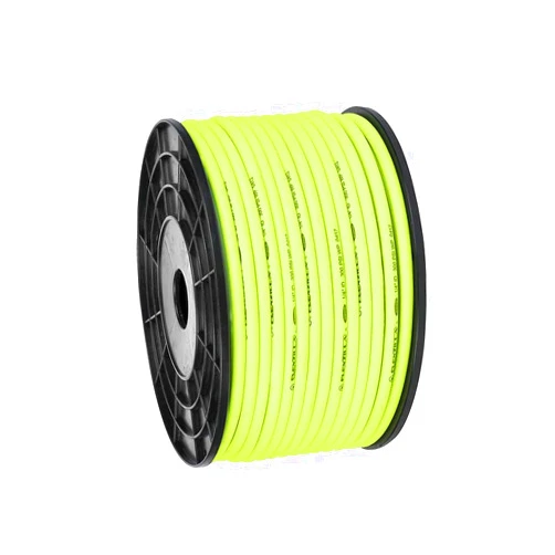 Flexzilla Pro Air Hose, Bulk Plastic Spool, 1/4 in. x 250 ft, Heavy Duty, Lightweight, Hybrid, ZillaGreen - HFZ14250YW