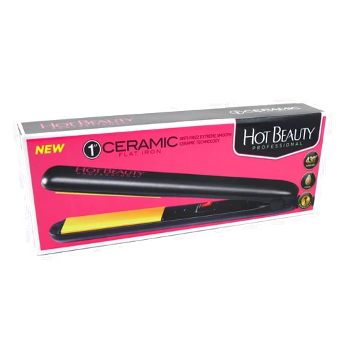KISS Hot Beauty Ceramic Flat Iron 1 Inch