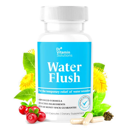 DR VITAMIN SOLUTIONS Dr Vitamins Diuretic Water Pills for Weight Control - Instant Natural Relief from Bloat and Swelling - Green Tea, Cranberry, Dandelion Leaf Extract - Water Retention Pills for Women & Men - 120 Caps