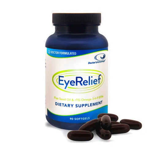 Doctor's Advantage Doctor’s Advantage Eye Relief Supplement - 90 Softgels, 1-Month Supply - Natural Triglyceride Omega 3 Fish Oil for Retinal Gland Support