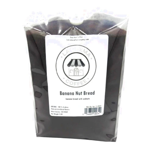 La Crema Coffee Banana Nut 2-Pound Package | Top Notch Quality Coffee | Allergen Free | Gluten Free | Sugar Free | Always Roasted Fresh to Order
