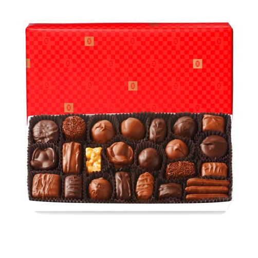 See's Candies Assorted Chocolates (1 Pound (Pack of 1), Red Gift Wrap)