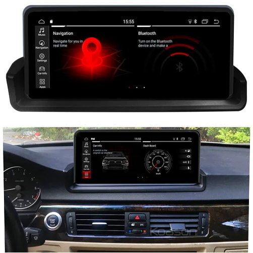 Koason Android 10.25 inch IPS LCD Screen Upgrade Display Monitor Multimedia Player GPS Navigation for BMW 3 Series 2006-2012 E90 E91 E92 E93
