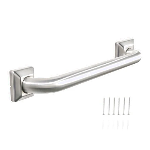 Raemnaky Bathroom Grab Bars Stainless Steel Handrail ADA Compliant 500lbs bathtubs and Showers Toilet Handle Safety for Handicap, Elderly, Disabled, Injury (18 inches)