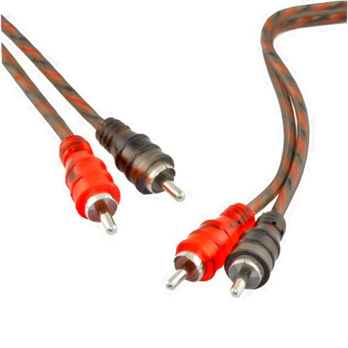 The Wires Zone 15ft 2-Channels Male-to-Male Twisted Pair OFC RCA Interconnect Cable