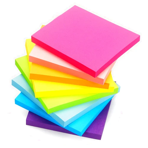 Early Buy Sticky Notes 8 Bright Color 8 Pads Self-Stick Notes 3 in x 3 in, 60 Sheets/Pad