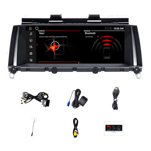 BUOZCHY Car Stereo Radio Android 11 GPS Navigator Head Unit 8.8 Inch Touchscreen Support CarPlay SWC Bluetooth RDS Mirror Link for B-MW X3 F25 X4 F26 2011-2016 Original Car CIC/NBT System