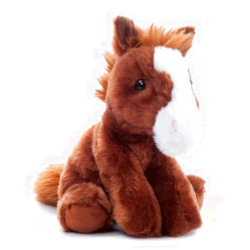 The Petting Zoo Floppy Horse Stuffed Animal Plushie, Gifts for Kids, Wild Onez Wildlife Animals, Horse Plush Toy 9 inches
