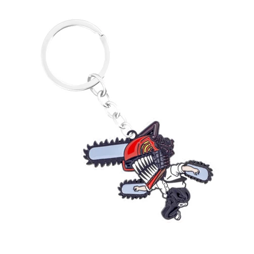 Weeb Keychains Anime Keychain with Gift Box, Anime Merch with Denji, Makima, Power, Aki & Chainsaw Man Charms