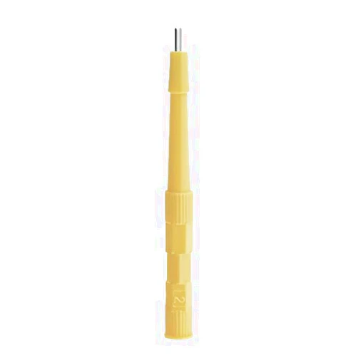 SkinStitch Sterile Disposable Standard Biopsy Punch, Medical Grade Round Seamless Stainless-Steel Blades with Safety Cap, Latex Free (2.0 mm) - 25 Count